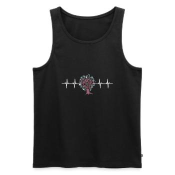 Genealogist Family Historian Genealogy Genealogist - Men's Premium Organic Tank Top - black - Front - AI Model Male 178 light (178cm)