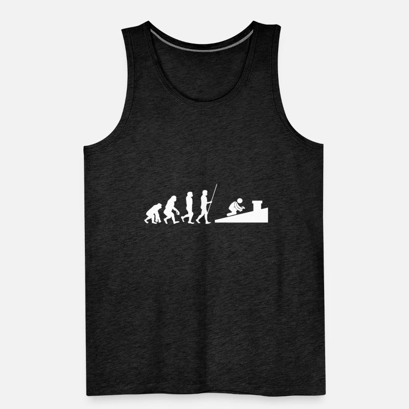 Roofer Roofing Contractor Construction Worker Men's Premium Organic Tank Top