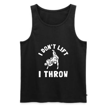 Judo Judoka Jiu Jitsu And Taekwondo Martial Arts - Men's Premium Organic Tank Top - black - Front - Michal (187cm)