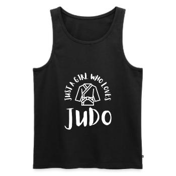 Judo Judoka Jiu Jitsu And Taekwondo Martial Arts - Men's Premium Organic Tank Top - black - Front - Michal (187cm)