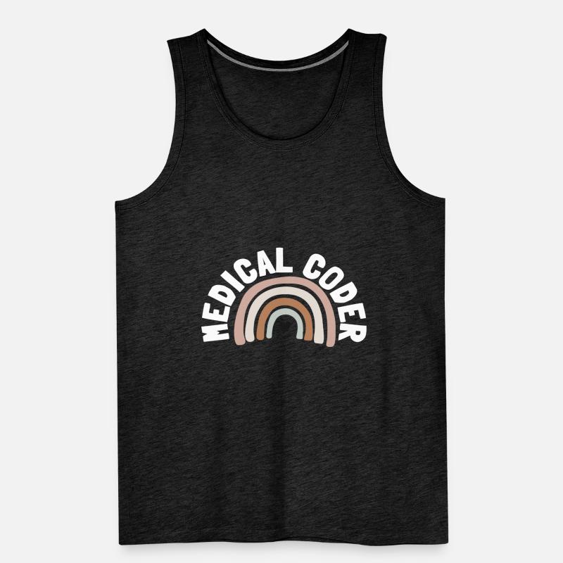 Medical Coder Coding VA Nurse And Clinical Coding Männer Premium Bio Tank Top