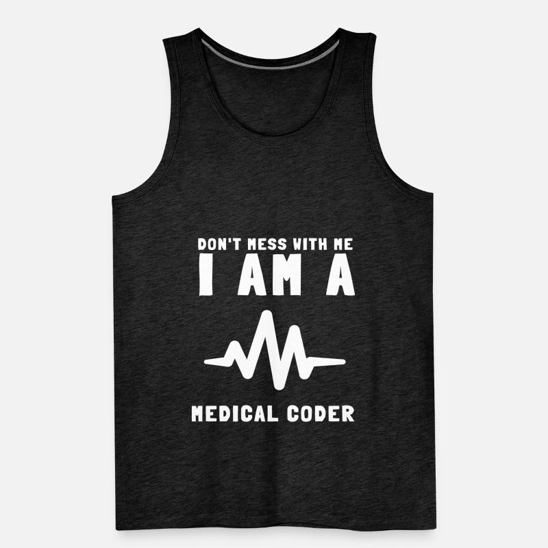 Medical Coder Coding VA Nurse And Clinical Coding Männer Premium Bio Tank Top