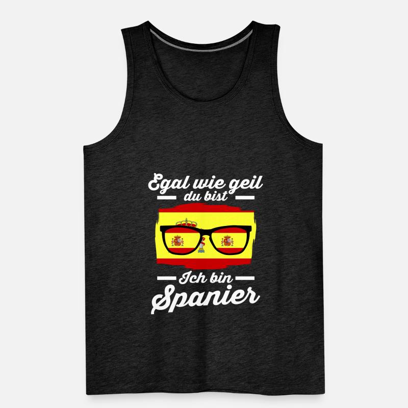 Espana Spanier Spanisches Spanien Männer Premium Bio Tank Top
