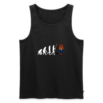 Flight Attendant Steward Stewardess Air Hostess - Männer Premium Bio Tank Top - Schwarz - Vorne - AI Model Male 178 light (178cm)