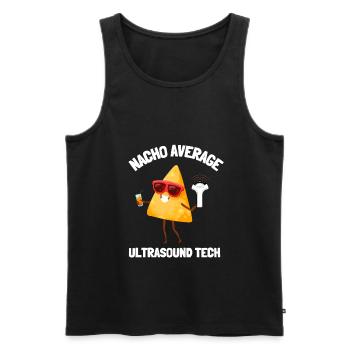 Sonographer Ultrasound Echography Sonography - Männer Premium Bio Tank Top - Schwarz - Vorne - AI Model Male 178 light (178cm)