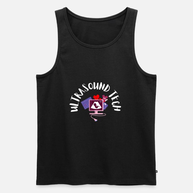 Échographiste Échographie Échographie Échographie - Débardeur bio Premium Homme - noir