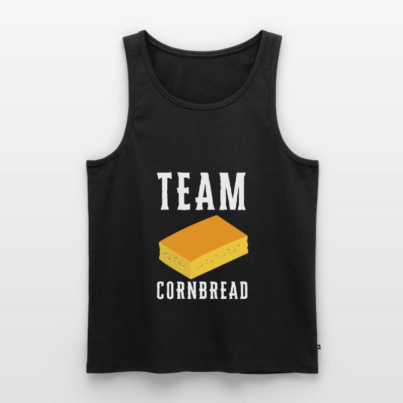 Cornbread Baking Cornmeal Muffins Batter Bread Männer Premium Bio Tank Top