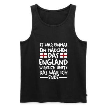 England Engländer Englisches - Männer Premium Bio Tank Top - Schwarz - Vorne - Michal (187cm)