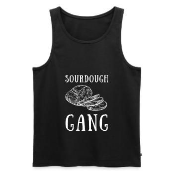 Sourdough Bread Baking Bakers Sourdough Starter - Männer Premium Bio Tank Top - Schwarz - Vorne - AI Model Male 178 light (178cm)