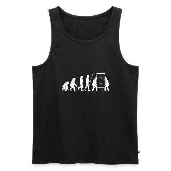 Glazier Glass Fitter And Glass Setter Window - Männer Premium Bio Tank Top - Schwarz - Vorne - AI Model Male 178 light (178cm)