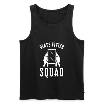 Glazier Glass Fitter And Glass Setter Window - Männer Premium Bio Tank Top - Schwarz - Vorne - AI Model Male 178 light (178cm)