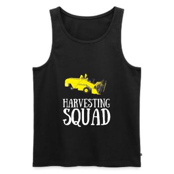 Farming Combine Harvester Driver Agriculture - Männer Premium Bio Tank Top - Schwarz - Vorne - AI Model Male 178 light (178cm)