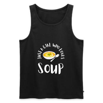 Canned Soup Liquid Food Cook Restaurant Food Lover - Männer Premium Bio Tank Top - Schwarz - Vorne - AI Model Male 178 light (178cm)
