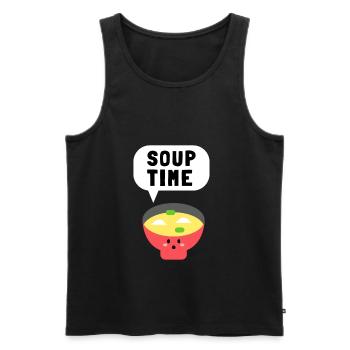 Canned Soup Liquid Food Cook Restaurant Food Lover - Männer Premium Bio Tank Top - Schwarz - Vorne - AI Model Male 178 light (178cm)