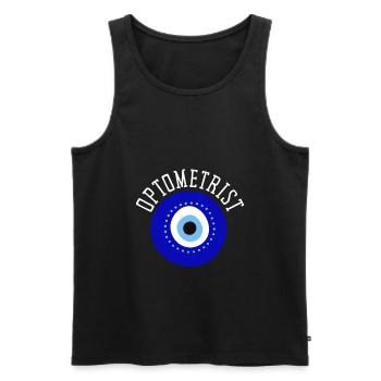 Ophthalmologist Optometrist Optometry And Optician - Men's Premium Organic Tank Top - black - Front - Michal (187cm)