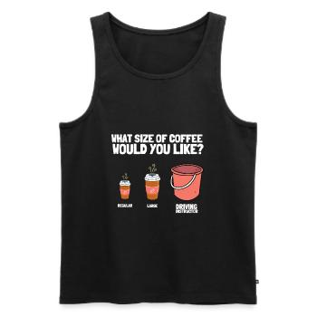Driving Instructor Driver Car Parking Exam Driving - Männer Premium Bio Tank Top - Schwarz - Vorne - Michal (187cm)