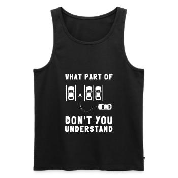 Driving Instructor Driver Car Parking Exam Driving - Männer Premium Bio Tank Top - Schwarz - Vorne - Michal (187cm)