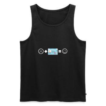 Driving Instructor Driver Car Parking Exam Driving - Männer Premium Bio Tank Top - Schwarz - Vorne - Michal (187cm)