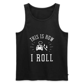 Driving Instructor Driver Car Parking Exam Driving - Männer Premium Bio Tank Top - Schwarz - Vorne - Michal (187cm)