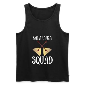 Balalaika Guitar Ukulele Baglama Russian Folk - Männer Premium Bio Tank Top - Schwarz - Vorne - AI Model Male 178 light (178cm)