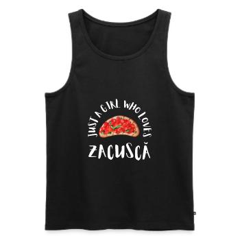Zacusca Mamaliga Romanian Moldovian Romanian Food - Männer Premium Bio Tank Top - Schwarz - Vorne - AI Model Male 178 light (178cm)