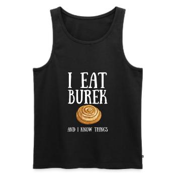 Bosnie Burek Bosnie-Herzégovine patriotique - Débardeur bio Premium Homme - noir - Devant - Michal (187cm)