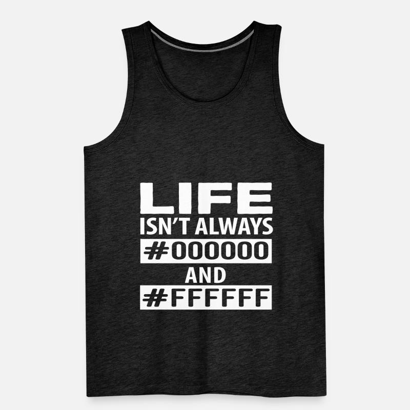 Programmer color code Funny Men's Premium Organic Tank Top