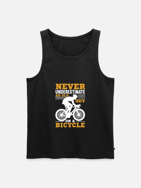 Cyclisme, cyclisme, cyclisme - Débardeur bio Premium Homme - noir