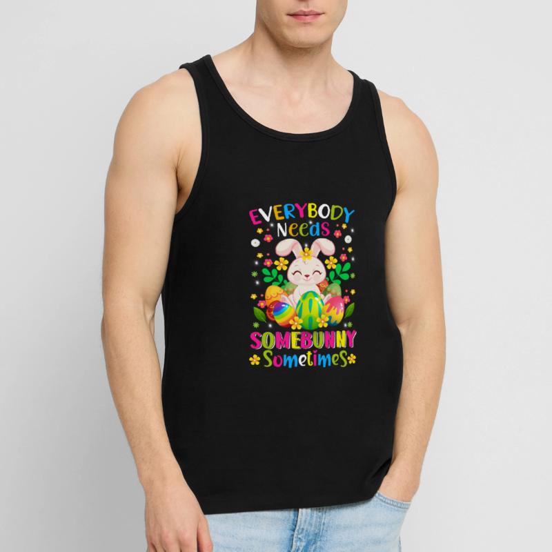 Easter Easter Easter Eggs Men's Premium Organic Tank Top