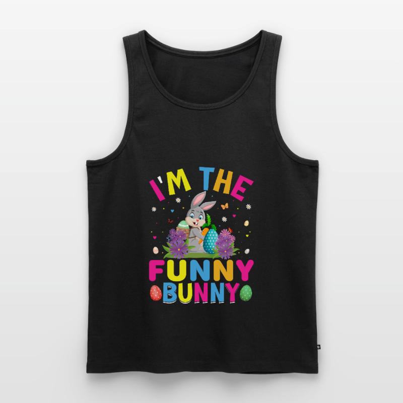Easter Easter Easter Eggs Men's Premium Organic Tank Top