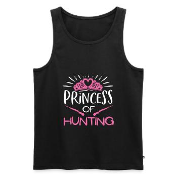 Princess of The Hunt - Men's Premium Organic Tank Top - black - Front - Michal (187cm)