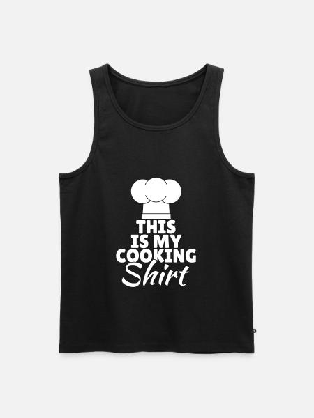 This Is My Chef's Shirt - Men's Premium Organic Tank Top - black
