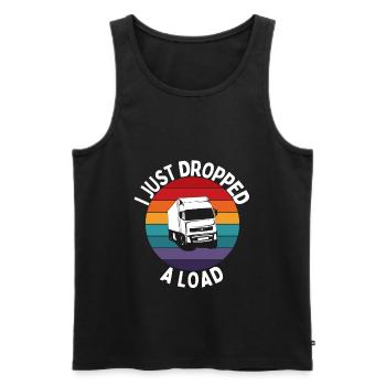 Ich Habe Gerade Eine Ladung Fallen Gelassen - Männer Premium Bio Tank Top - Schwarz - Vorne - AI Model Male 178 light (178cm)