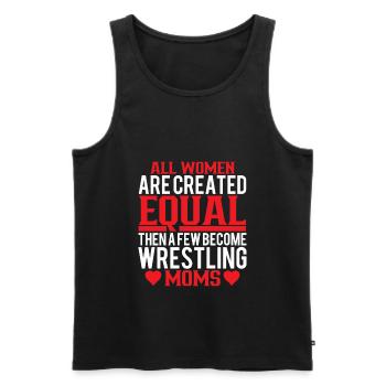Wrestling Mutter Oma Großmutter Mama Wrestler - Männer Premium Bio Tank Top - Schwarz - Vorne - Michal (187cm)