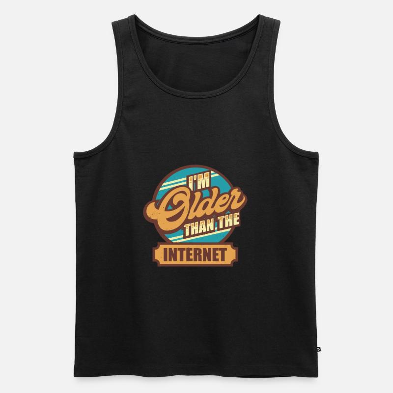 Funny Software Engineer Programmer Gift - Men's Premium Organic Tank Top - black