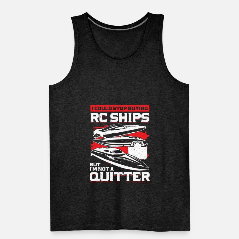 RC Schiff Boot Modellbau Modellbauer Geschenk Männer Premium Bio Tank Top