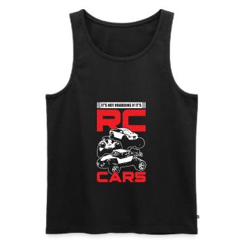 Lustiges RC Ferngesteuertes Auto Hobby Geschenk - Männer Premium Bio Tank Top - Schwarz - Vorne - Michal (187cm)
