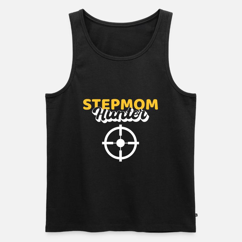 Stepmom Hunting Hunter Geschenk - Männer Premium Bio Tank Top - Schwarz