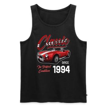 Je ne suis pas vieux Je suis une voiture classique vintage née en 1994 - Débardeur bio Premium Homme - noir - Devant - Michal (187cm)