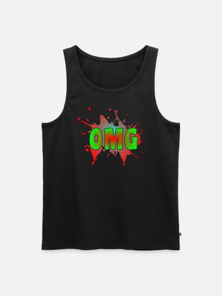OMG - Männer Premium Bio Tank Top - Schwarz