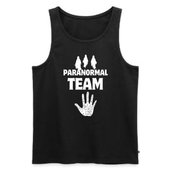 Équipe paranormale Ghost Hunter Witches Investigation - Débardeur bio Premium Homme - noir - Devant - Michal (187cm)