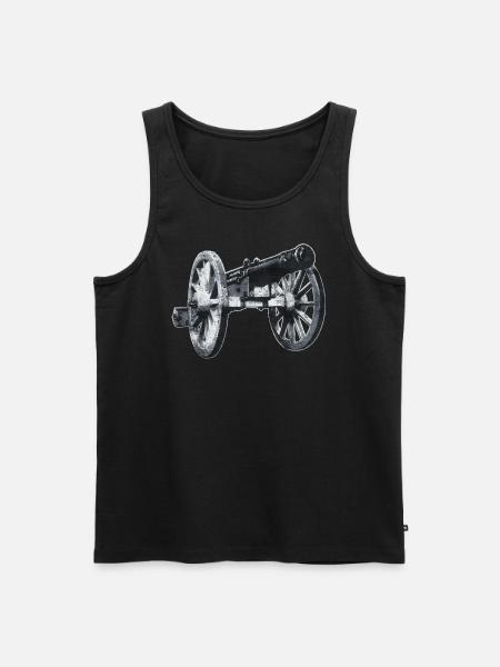 AC/DC Cannon Pozdrawiamy Was - Ekologiczny tank top męski Premium - 