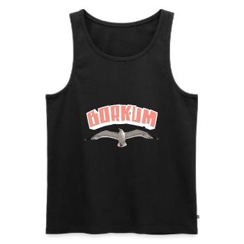 Mouette de Borkum - Débardeur bio Premium Homme - noir - Devant - Michal (187cm)