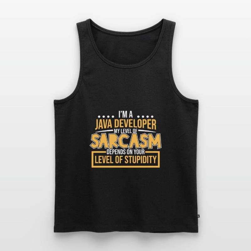 Java Developer Men's Premium Organic Tank Top