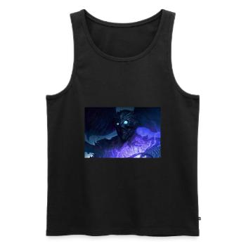 le Nécromancien - Débardeur bio Premium Homme - noir - Devant - AI Model Male 178 light (178cm)