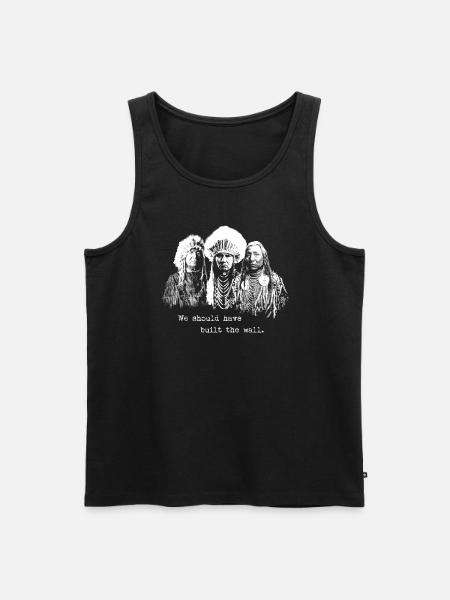 Immigration, Immigrant, Indian, USA, America - Men's Premium Organic Tank Top - black