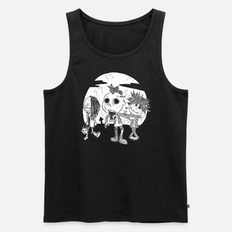 Horrorpunks - Männer Premium Bio Tank Top - Schwarz