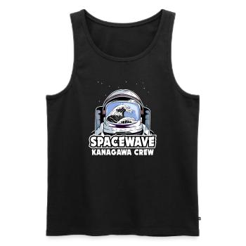Vaporwave Otaku Space Manga Japon Retrowave - Débardeur bio Premium Homme - noir - Devant - AI Model Male 178 light (178cm)