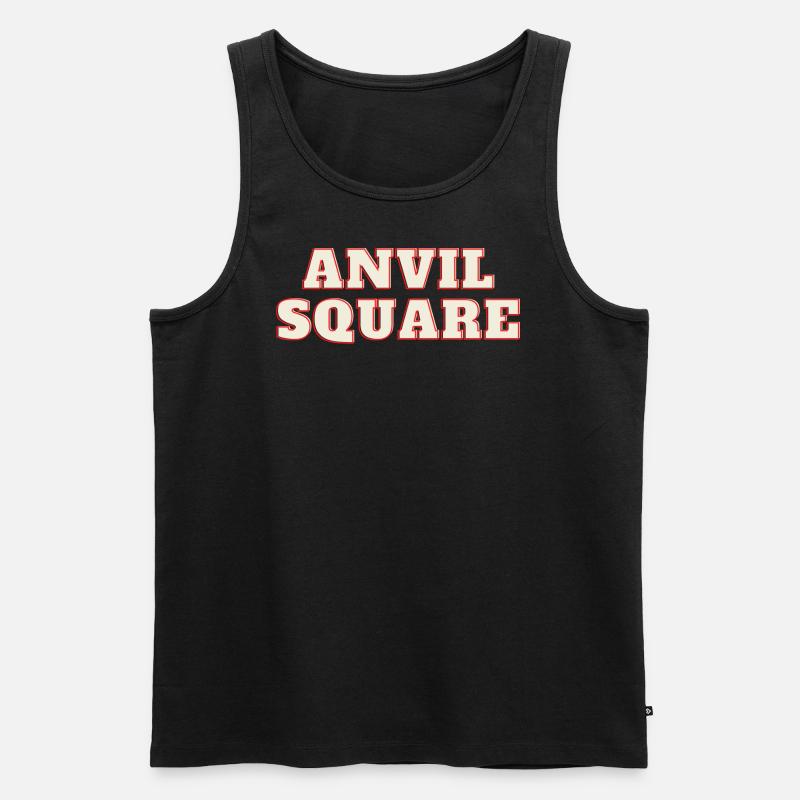 nite 9 - Männer Premium Bio Tank Top - Schwarz