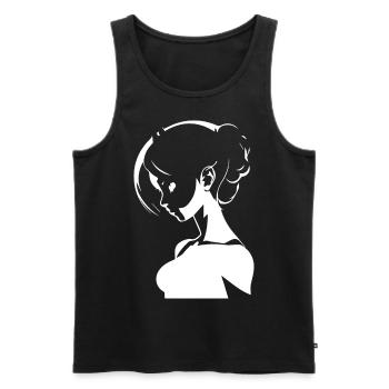 Batcave Girl Dark Fairytale Goth Okkulte Frauen Got - Männer Premium Bio Tank Top - Schwarz - Vorne - AI Model Male 178 light (178cm)